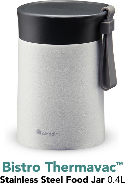 Aladdin Bistro Thermavac Edelstahl Lunchbox 0.4L Stone Grey (0.40 l)