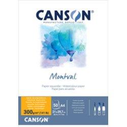 Image du produit Canson Bloc d'aquarelle Montval 24,0 x 32,0 cm (A4, Blanc)