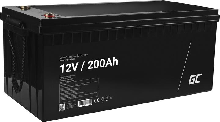 GreenCell Batterie AGM Lead Acid 12V 200Ah Entretien gratuit Green Cell (12 V, 200 Ah)