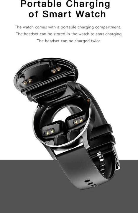 Produktbild Cbx X7 2in1 Smartwatch mit integrierten TWS Earbuds für Android und iOS