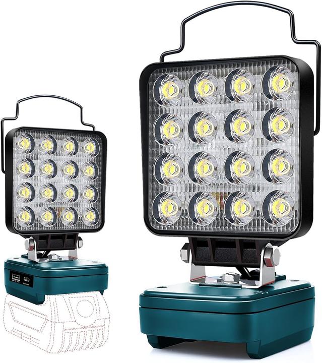 Produktbild ‎Edtran LED Arbeitsleuchte 18V Akku (6000 lm)