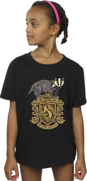 Produktbild Hufflepuff Sketch Crest TShirt Mädchen (128)