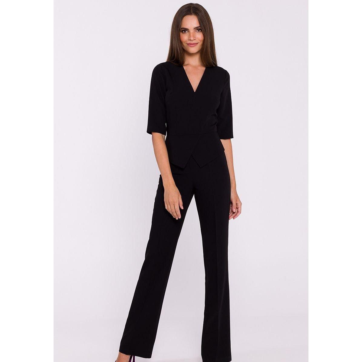 Stylove, Damen, Jumpsuit, Overall, Schwarz, (S)