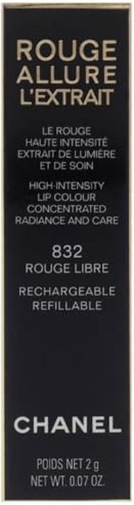Image du produit Chanel Rouge Allure L'Extrait No 832 (832 Rouge Libre)