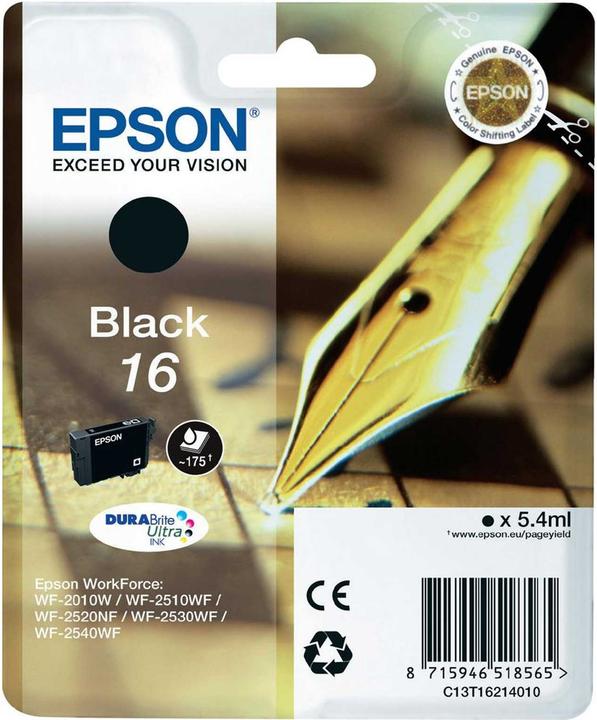 Produktbild Epson 16 DuraBrite Ultra (BK)