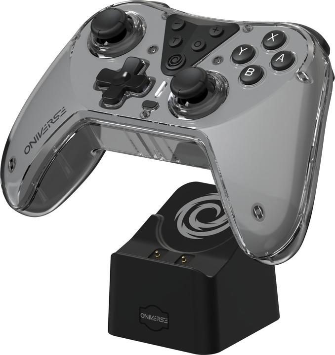 Actual product image Oniverse Nintendo Switch Astralite Controller Wireless Smoked Black incl. Charging Station (Switch OLED, Switch)