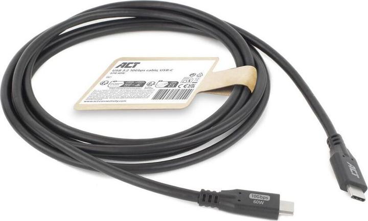 Produktbild ACT USB 3.0 10Gbps 60W USB Type-C« Cable, 0.5 meters (0.50 m, USB 3.0, USB 3.1, 60 W)