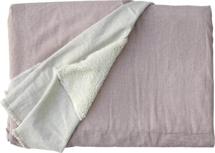 Actual product image Raine and Humble Blanket / throw in sheepskin look (170 x 130 cm)