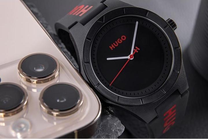 Produktbild Hugo Boss Hugo Lit For Him Herrenuhr Schwarz 1530343 + BOX (Analoguhr)