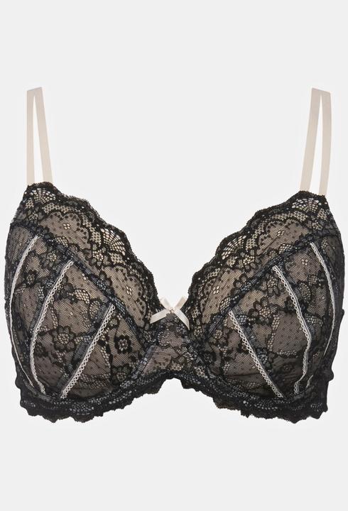 Actual product image Ulla Popken Sheer Shell Shape Underwire Bra (90 C)