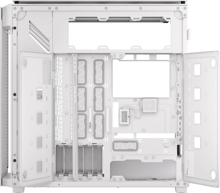 Actual product image Corsair Case iCUE 9000D RGB Airflow Tower TG white (ATX, E-ATX, mATX, SSI EEB)