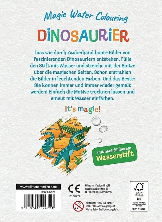 Productafbeelding Magisch aquarelleren - Dinosaurussen