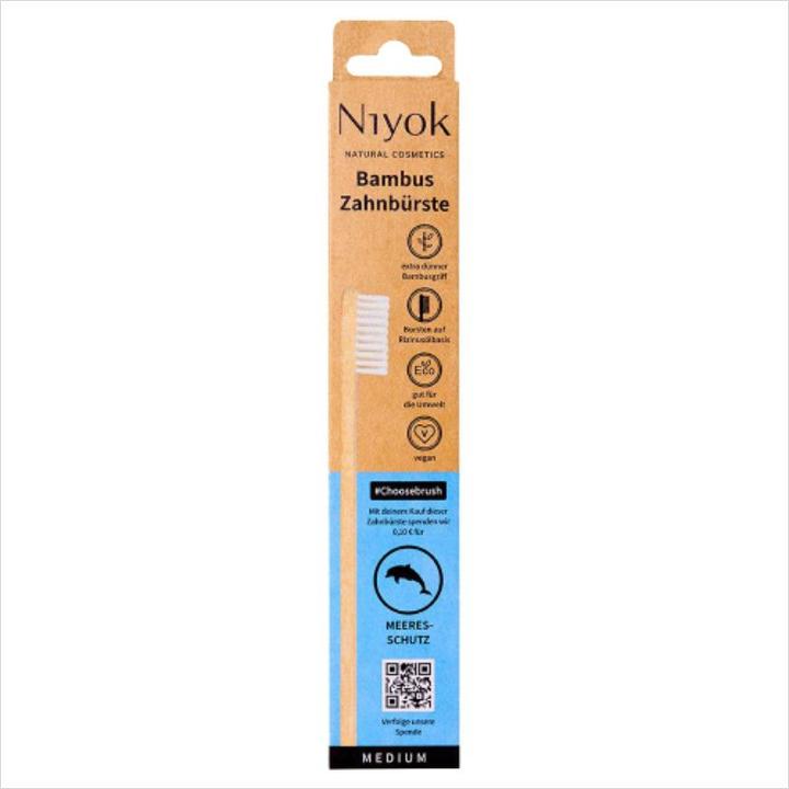 Actual product image Niyok Manual toothbrush sea protection 1 piece (Soft, 1 x)