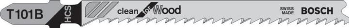 Produktbild Bosch Professional Zubehör Stichsägeblatt T 301 CD Clean for Wood, 5er-Pack