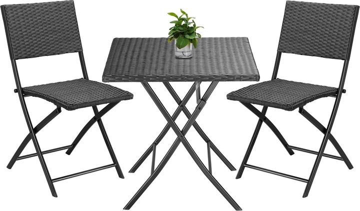 Image du produit Casaria Set de balcon (63 x 63 x 73 cm)