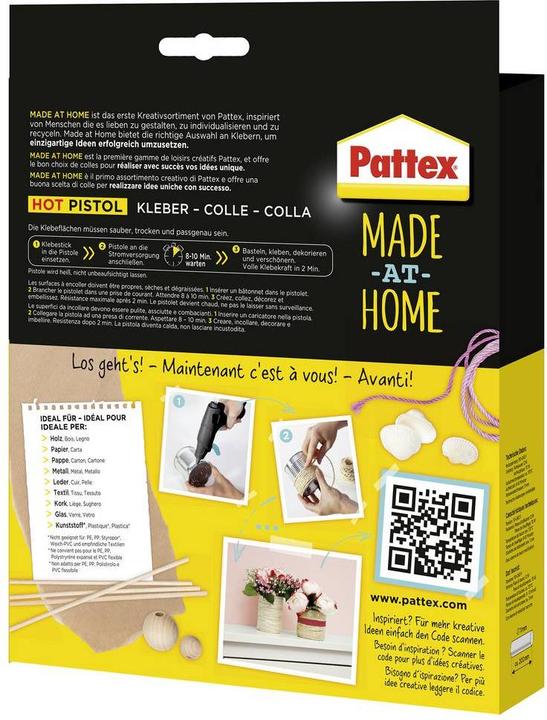 Actual product image Pattex HOT PISTOL "Made at Home" hot glue gun