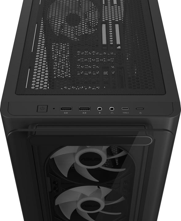 Actual product image ASUS Go A23 PLUS TG ARGB BLACK (mATX, Mini-ITX)
