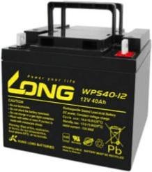 Produktbild Long WPS40-12 WPS40-12 Bleiakku 12V 40Ah Blei-Vlies (AGM) (B x H x T) 199 x 171 x 166mm M6-Schrauba (12 V, 40 Ah)