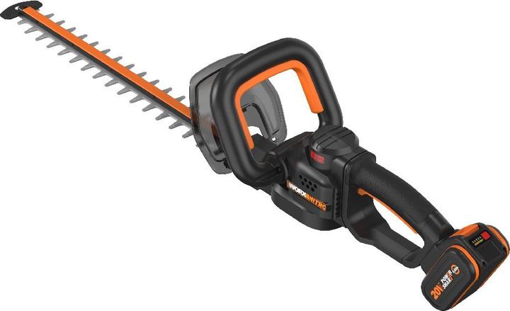 Produktbild Worx Nitro Cordless Telescopic Hedge Trimmer with Brushless Motor, 54cm Cut, 27mm Capacity (Batteriebetrieb)