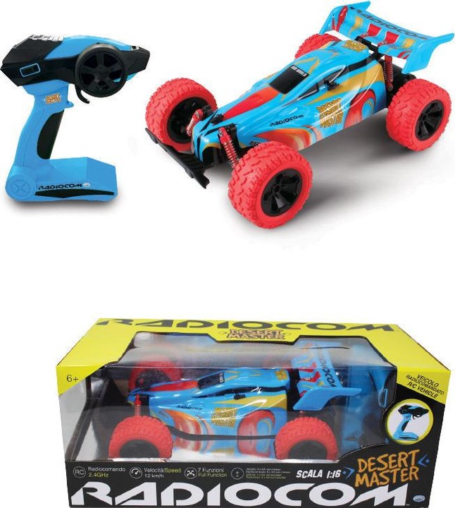 Immagine prodotto ODS Radiocom - Desert Master Buggy sc. 1:16Lunghezza 36 cm, RC 2.4 Ghz7 funzioni, velocita' 12 km/hSCOCC