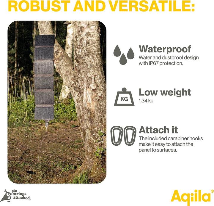 Image du produit Aqiila Sunbird P56 - Panneau solaire pliable (56 W, 1.34 kg)