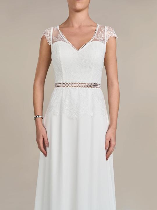 Image du produit Apart Fashion Longue robe de mariée en dentelle et mousseline (40)