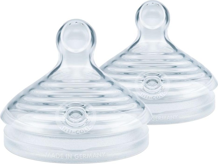 NUK for Nature teat, breast-like teat made from sustainable silicone, size S, BPA free