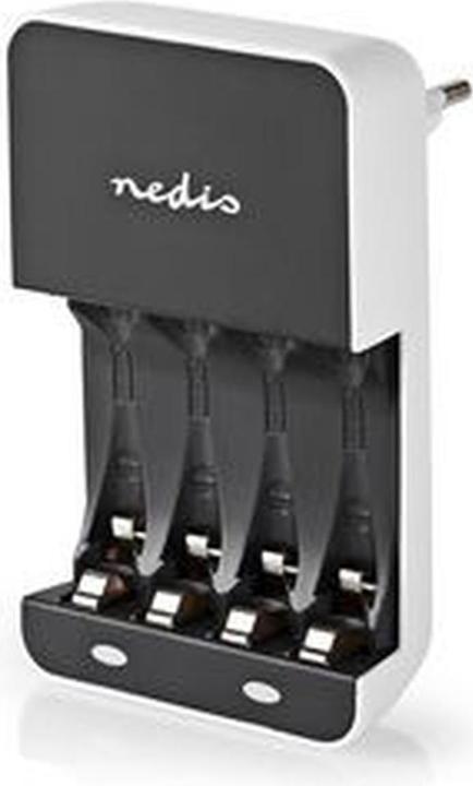 Produktbild Nedis Ladegerät für NiMH-Akkus AA/AAA. (1 Stk., AA, AAA, Ladegerät ohne Akku)