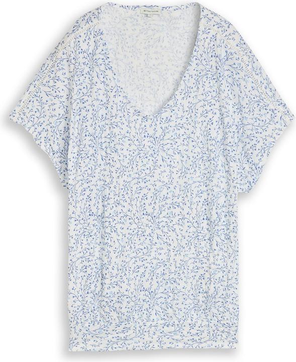 Produktbild Tom Tailor Crinkle T-Shirt mit Muster (L)