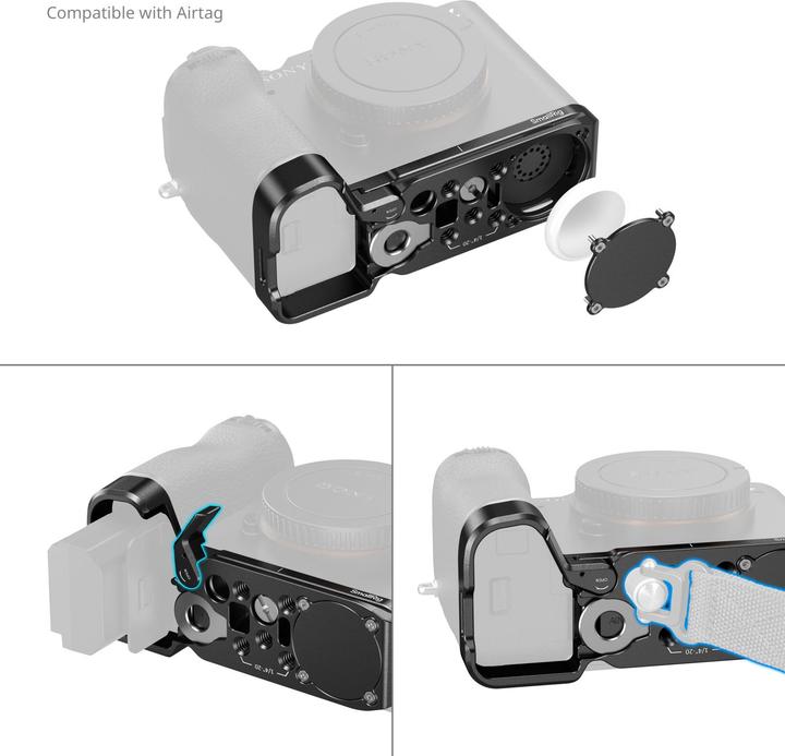Produktbild SmallRig Baseplate mit Airtag Slot für Sony Alpha 7C