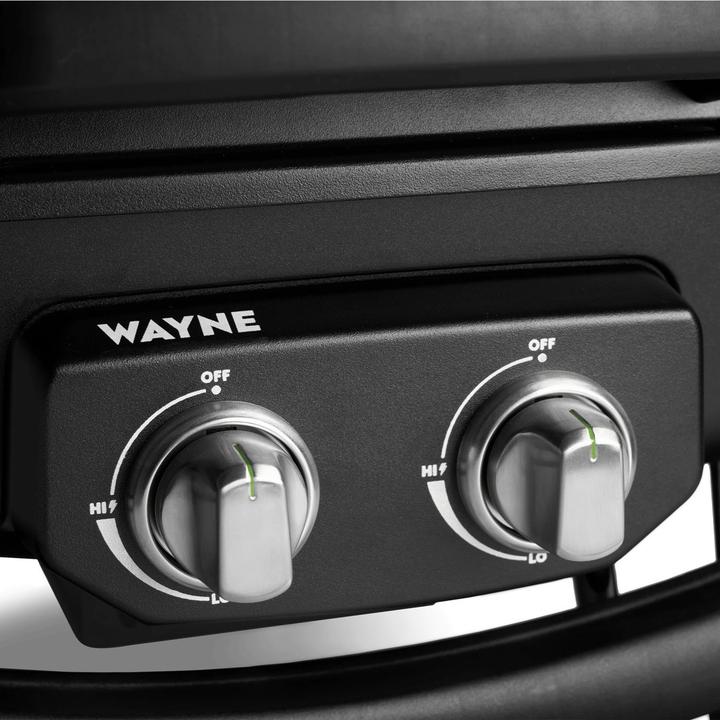 Actual product image Burnhard Wayne Balkongrill 2-Brenner, black (4.40 kW)