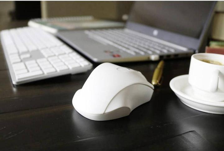 Productafbeelding Matias M20DCW Ergonomische Maus Kabellos Optisch Weiss 4 Tasten 1000 dpi, 1600 (Draadloze)