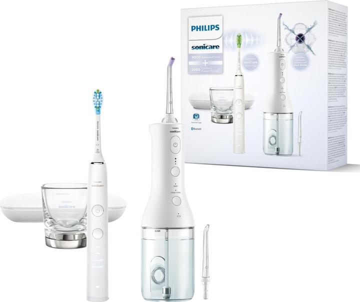 Produktbild Philips Sonicare DiamondClean 9000 + Power Flosser 3000 (Schallzahnbürste)