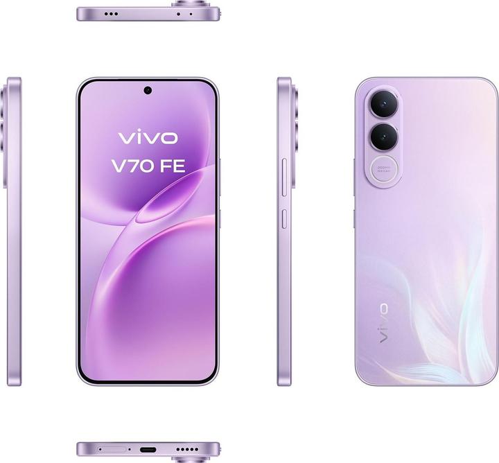 Produktbild Vivo V70 FE 256 MUSE PURPLE 8+256GB (256 GB, Purple, 6.83", Dual SIM, 5G)
