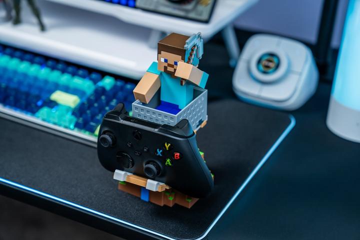 Image du produit Exquisite Gaming Cable Guys R.E.S.T - Minecraft - Steve Support pour Téléphone et Manette (PS5)