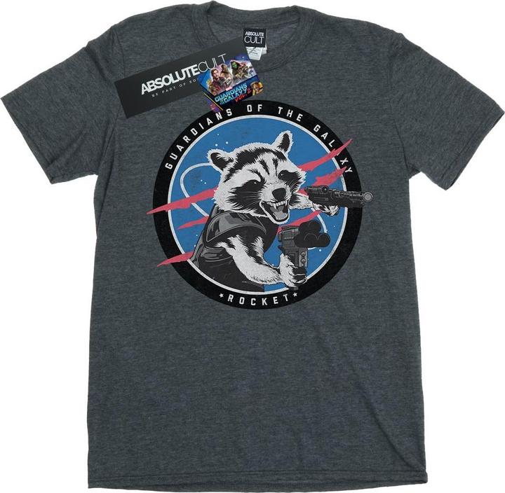 Immagine prodotto Guardians Of The Galaxy Rocket Emblem Maglietta Uomo (L)