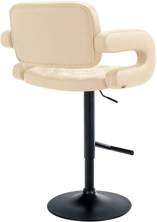 Produktbild Swisshandel24 Barhocker Dublin schwarz, creme