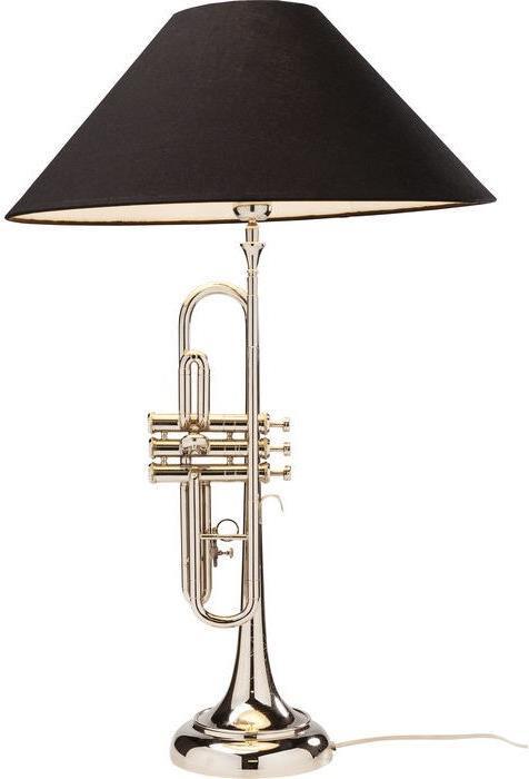Actual product image Kare Design Table Lamp Trumpet Jazz Silver (E27)