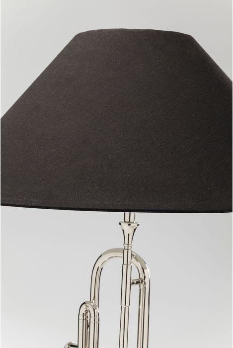 Actual product image Kare Design Table Lamp Trumpet Jazz Silver (E27)