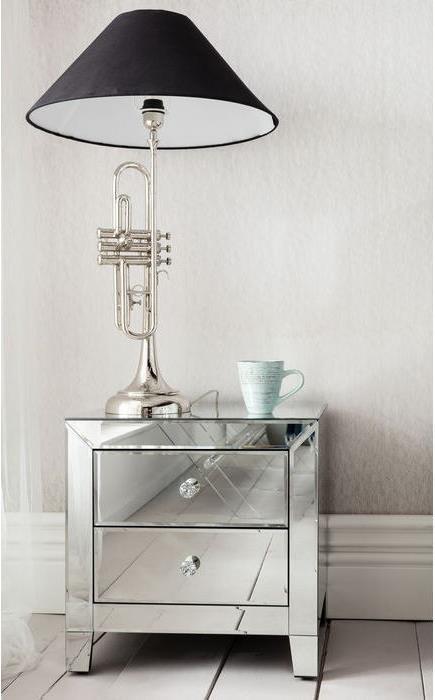 Actual product image Kare Design Table Lamp Trumpet Jazz Silver (E27)