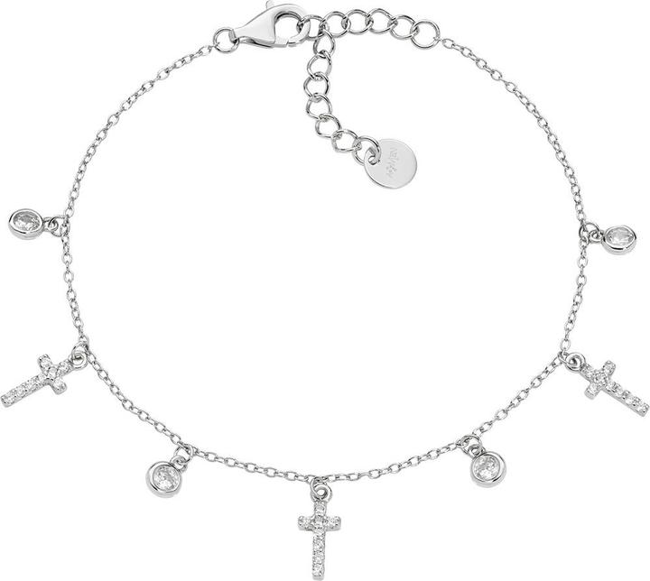 Immagine prodotto Amen Crosses and Drops Armband (16 cm, Argento 925)