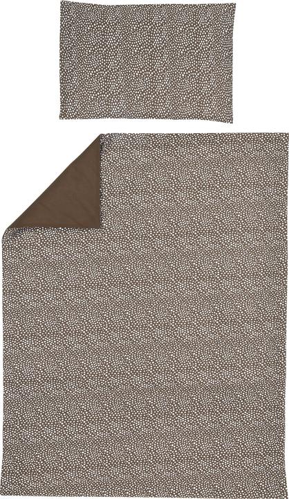 Productafbeelding Meyco Beddengoed 100x135 cm Cheetah chocolade / Uni chocolade