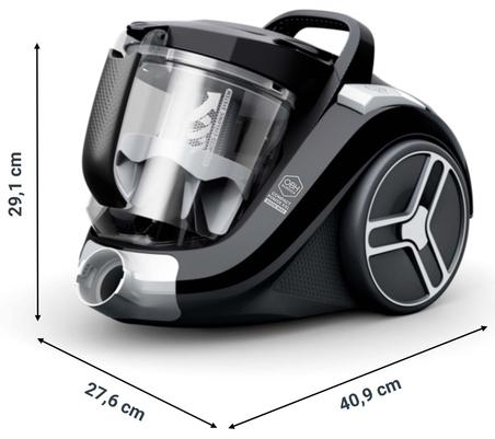 Produktbild OBH Nordica Compact Power XXL Bagless -p??lypussiton p??lynimuri, musta