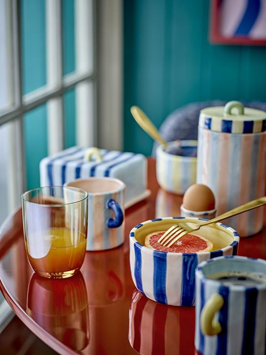 Actual product image Bloomingville - Phoenix Bowl - Multi - Stoneware (13 cm, 0.30 l, 6x)