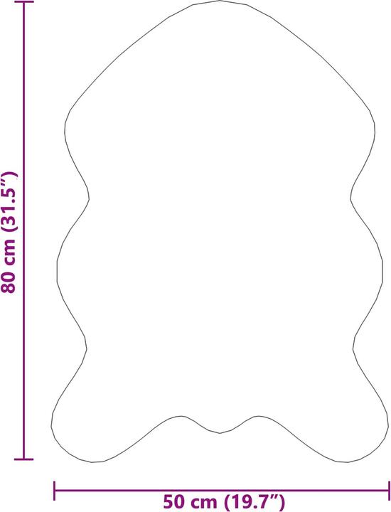 Produktbild vidaXL Wohnzimmerteppich