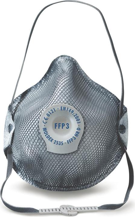 Actual product image Moldex 2535 FFP3 Charcoal Disposable Respirator (FFP3 D, 10 x)