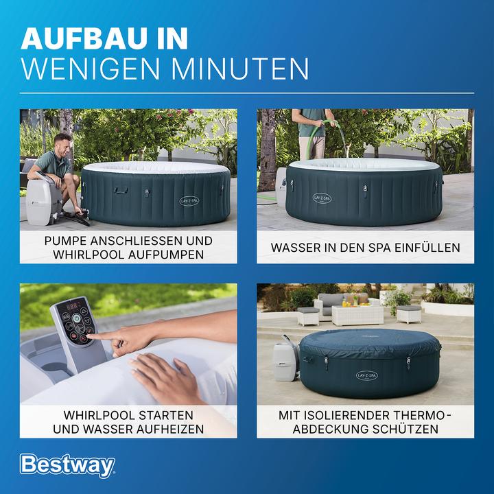Produktbild Bestway LayZSpa Miami AirJet Whirlpool für 56 Personen (6 Personen)