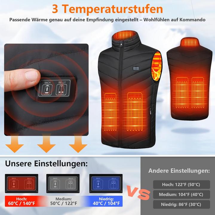 Image du produit Mincoo Beheizbare Herrenweste mit Akku (S)