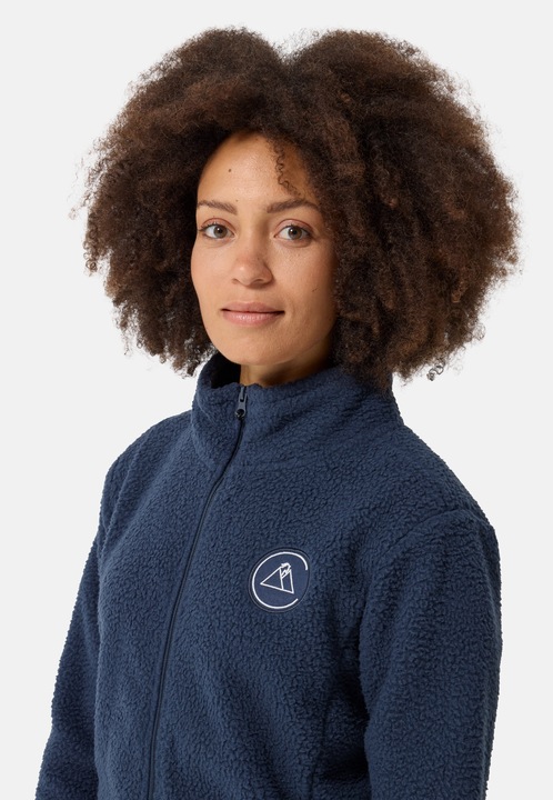 Image du produit Cash-Mere Retro-Fleece-Jacke aus recyceltem Polyester (S)