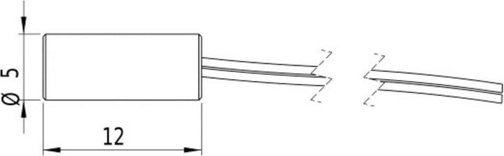 Actual product image Picotronic PICO 70120240 - Dot laser module red 650 nm 3 VDC 5x12 mm class 1 (70120240)